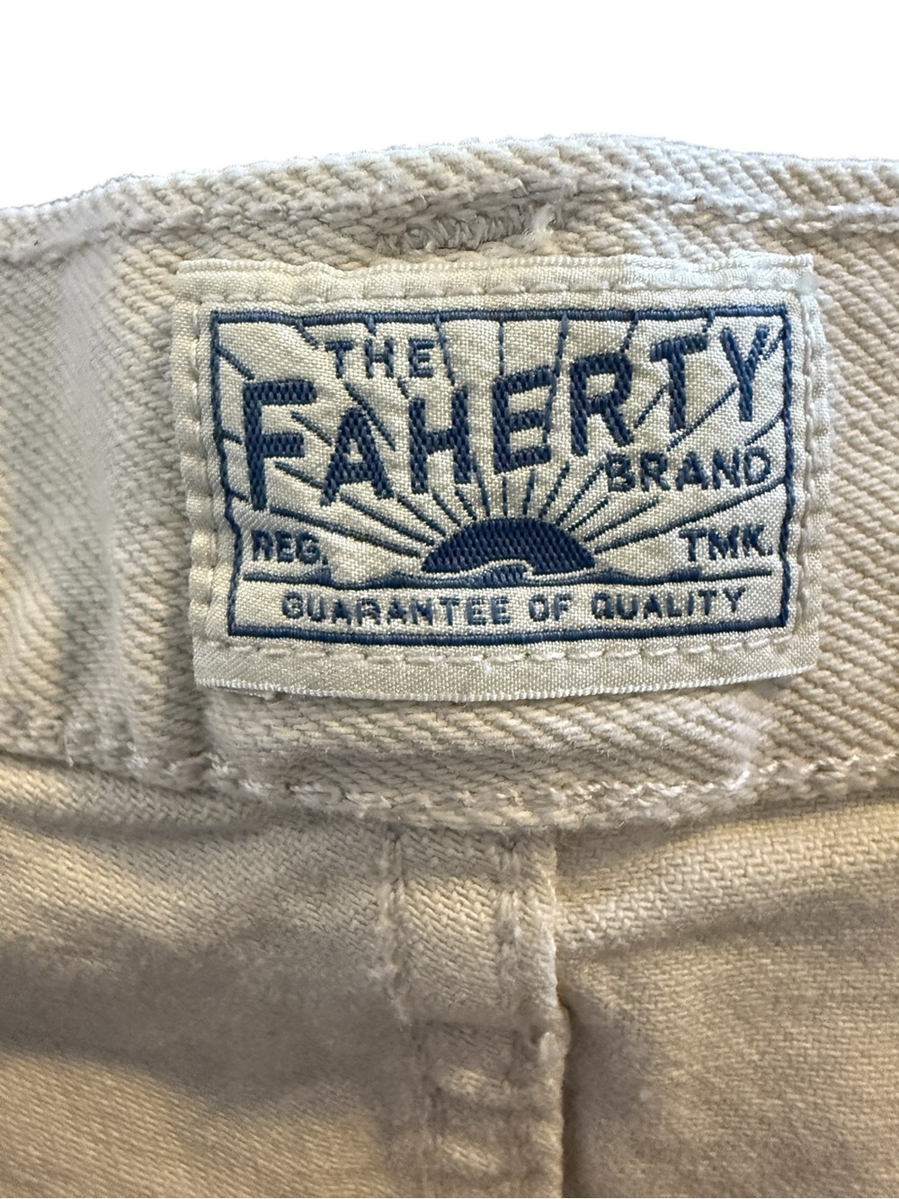Faherty Slim Straight Denim in Stone Men’s Size 30x32 - Picture 8 of 16
